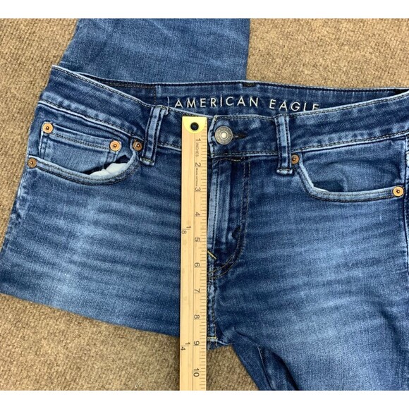 American Eagle Jeans Mens 30x34 Skinny Airflex 360 Stretch Low Rise Denim - Picture 5 of 11
